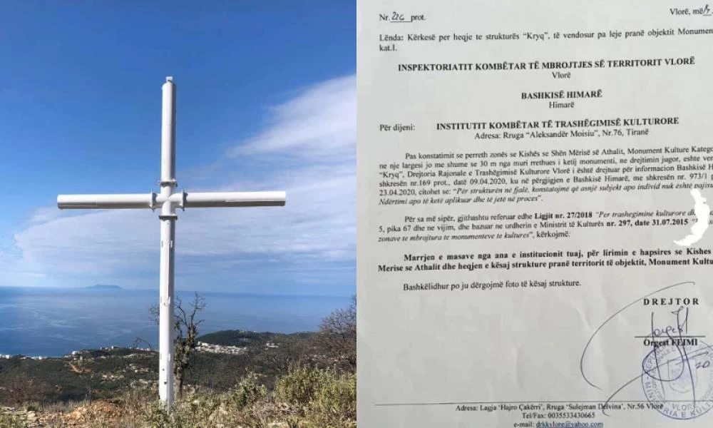 Ο "Σταυρός της Χιμάρας" βάλλεται ξανά από ανθέλληνες με πόστα